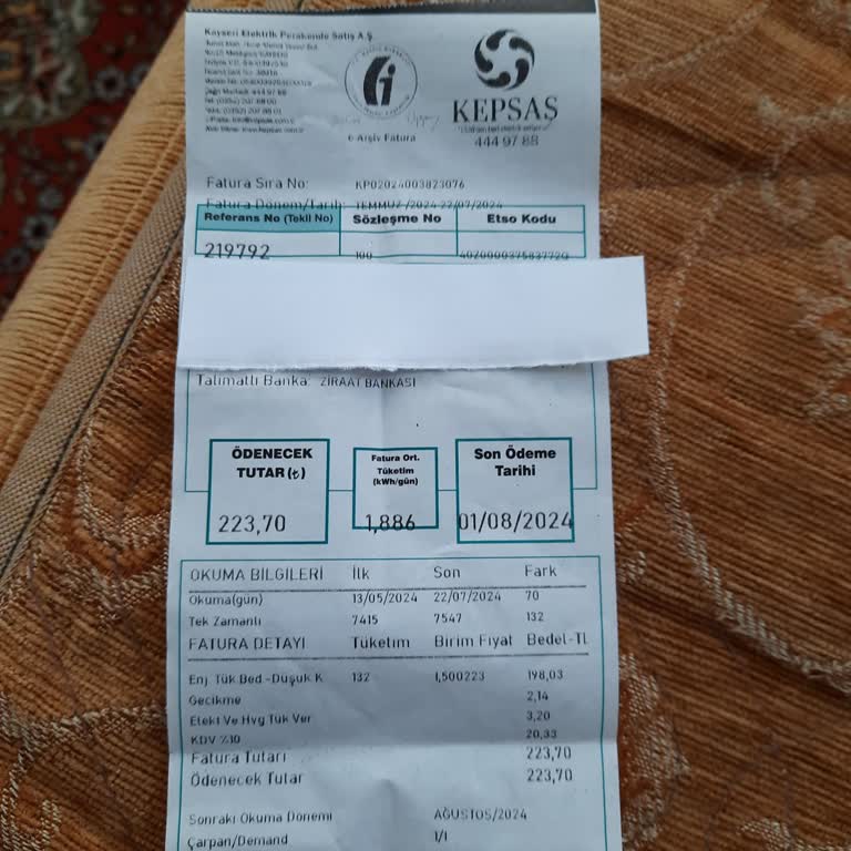 Kayseri Kepsaş Haksız Yere Gecikme Faizi Alması