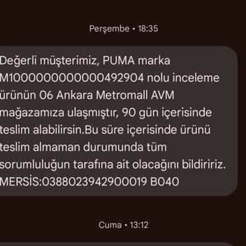 Puma FLO Yetkililerini Davet Ediyorum Sorun Çözmeye