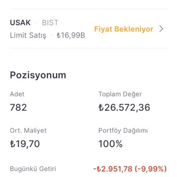 Midas Hisse Satış Problemi