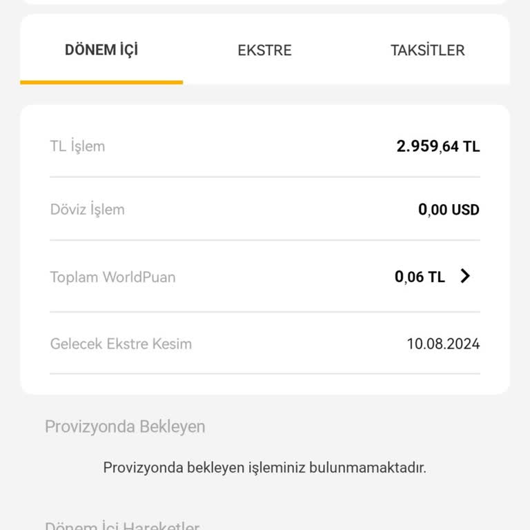 VakıfBank Word Kart Aidat