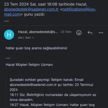 Sadenet Abonelik İptali Oyalaması