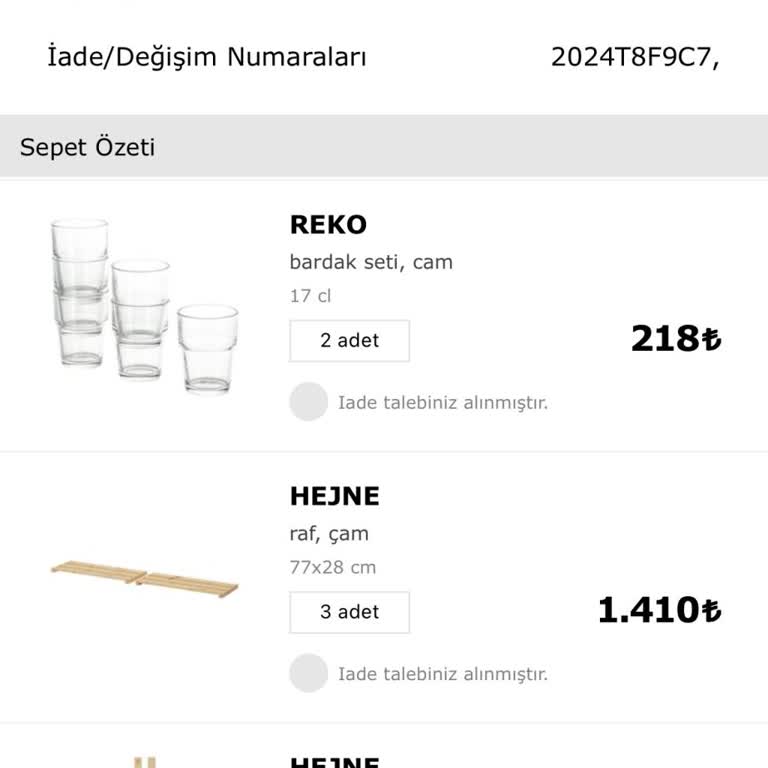 IKEA Ürünü Teslim Etmediği Gibi Paramı Da İade Etmiyor!