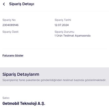 Getmobil Samsung Telefon Siparişim Teslim Edilmiyor