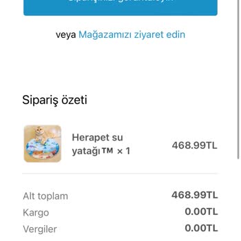 Hera Pet Herapet.com.tr'den Sipariş Verdim, Ne Ürün Var Ne İade!