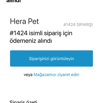 Hera Pet Herapet.com.tr'den Sipariş Verdim, Ne Ürün Var Ne İade!