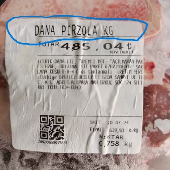 File Market Kasap Reyonu Yanlış Fiyatlandırma