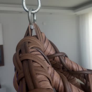 Koçtaş Datça Tek Kişilik Rattan Bahçe Balkon Salıncağı Koptu