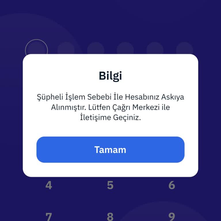 MoneyPay Hesabınız Askıya Alınmıştır