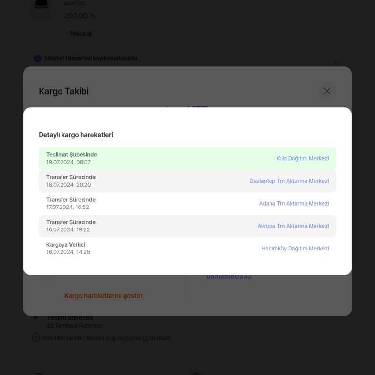 hepsiJET Kargom Bir Haftadır Dağıtıma Çıkmadı