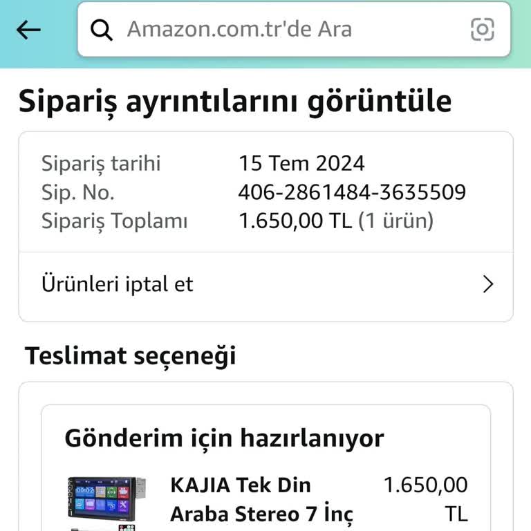Amazon Dan Aldığım Ürünün Gelmemesi Ve Para İadesi Olmaması