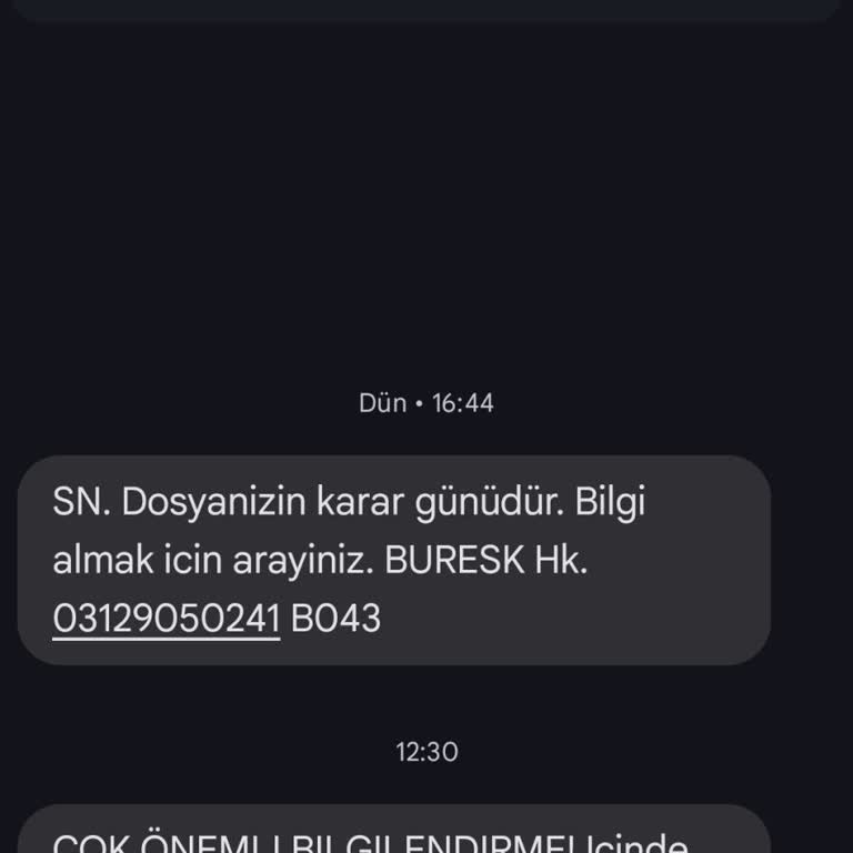 BURESK HUKUK (SMS) Buresk Hukuk Bürosu Şikayet