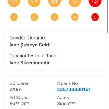 Bir Günde Kargo Haber Verilmeden İade Sürecine Sokulan Teslim Edilmeyen Kargom