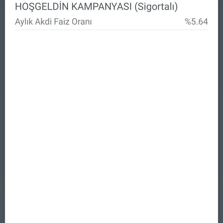 CepteTeb 6 Ay 0 Faiz İhtiyaç Kredisi Tanımlanmadı