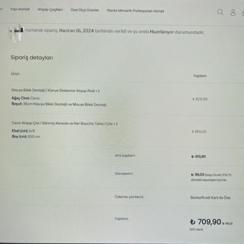 Plania.co Mobilya Siparişimde Yaşanan Sorunlar