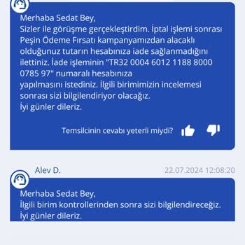 TurkNet Gigafiber İnternet Abonelik İptali Sonrası Para İadesi