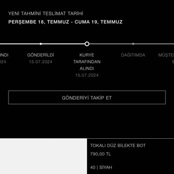 Zara Siparişim Elime Ulaşmadı