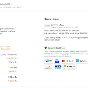 Ziraat Bankası Temu Para İademi Gerçekleştirmedi