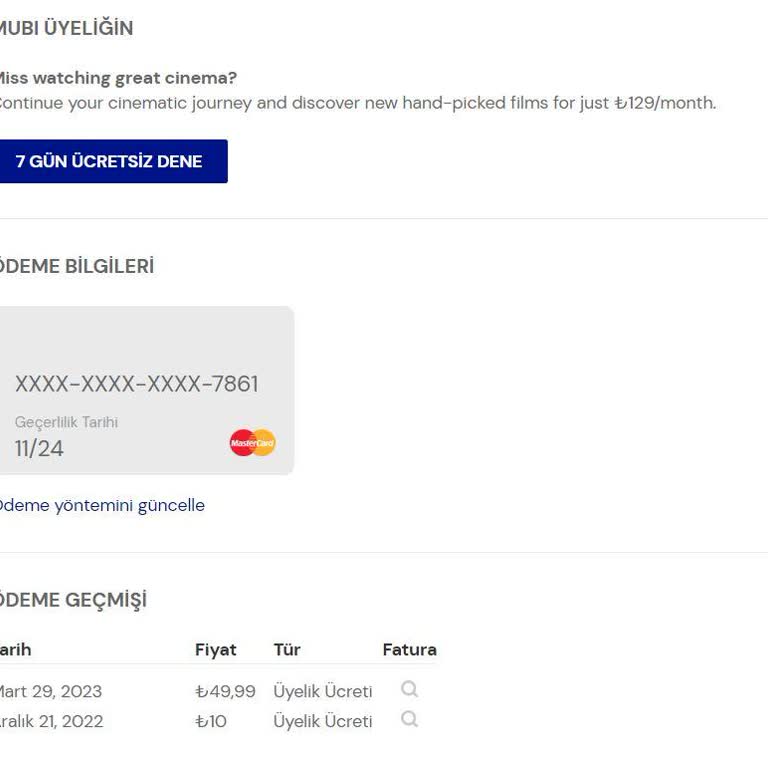 Mubi Türkiye Mubi Platformuna Ulaşamıyorum...