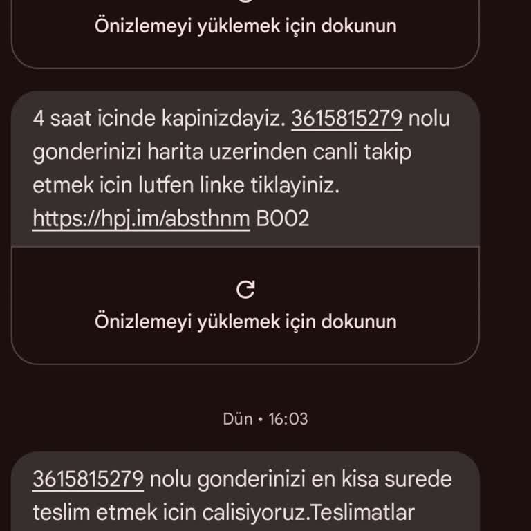 hepsiJET Kargo Gecikmesi/gelmemesi Durumu