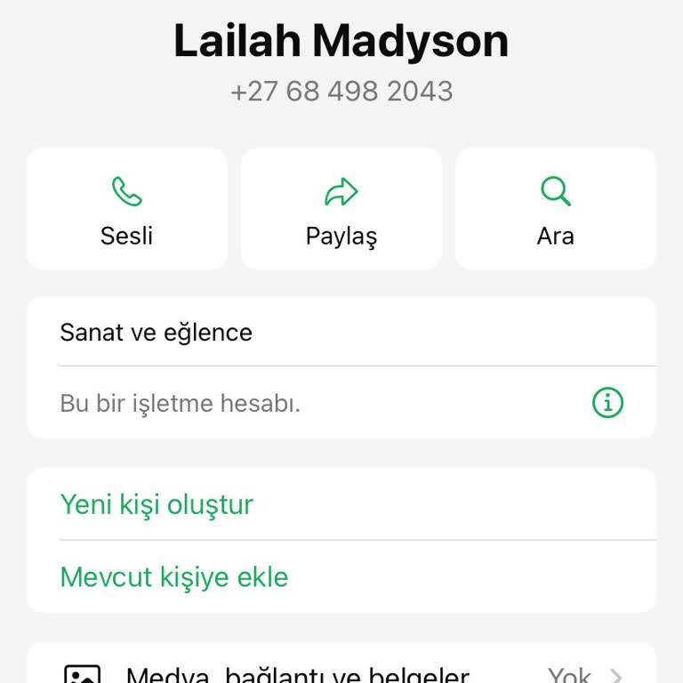 WhatsApp Yabancı Numara Sorunu
