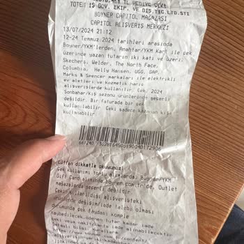 Boyner Alışverişinizin Yarısı Hediye Çeki Fiyaskosu!