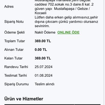 e-halıservisi Yanlış Ücretlendirme Ve Tehditkar Yaklaşım