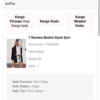 Nomarc Tekstilin İade Probleminin Çözülememesi