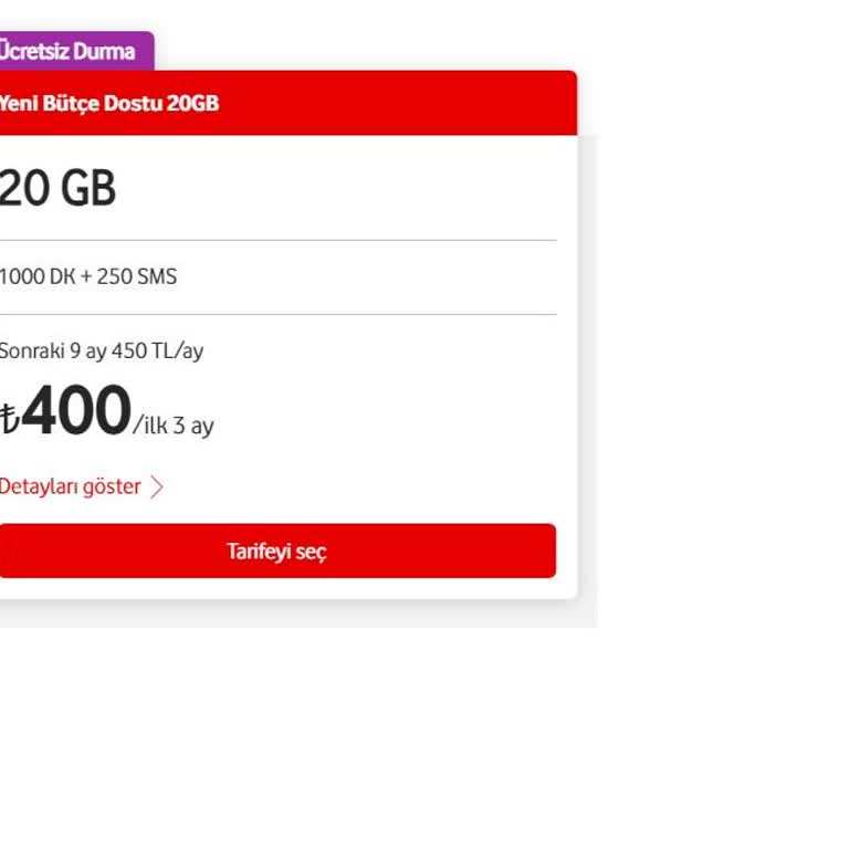 Vodafone Ücretsiz Sunduğu Özelliği Kullanmama İzin Vermiyor
