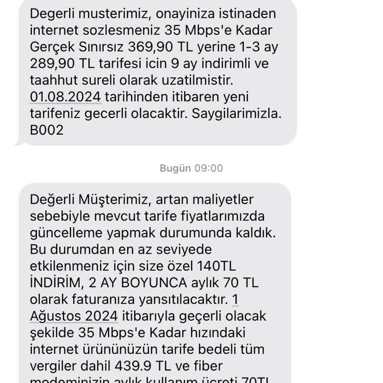 Millenicom Taahhüt Bitmeden Fatura Arttırıyor