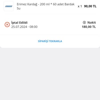 Bisu Siparişi Teslim Etmiyor