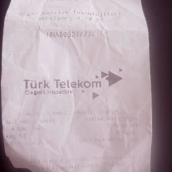 Piezza AVM Türk Telekom Ücret Alıp Yükleme Yapmadı Hattıma