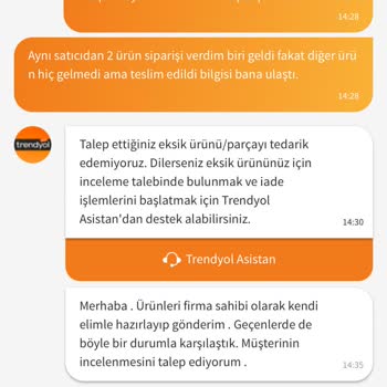 Trendyol Kendi Hatasını Müşteriye Yükleyen İşletme.