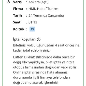 Enuygun İptal Bilet Etmemesi