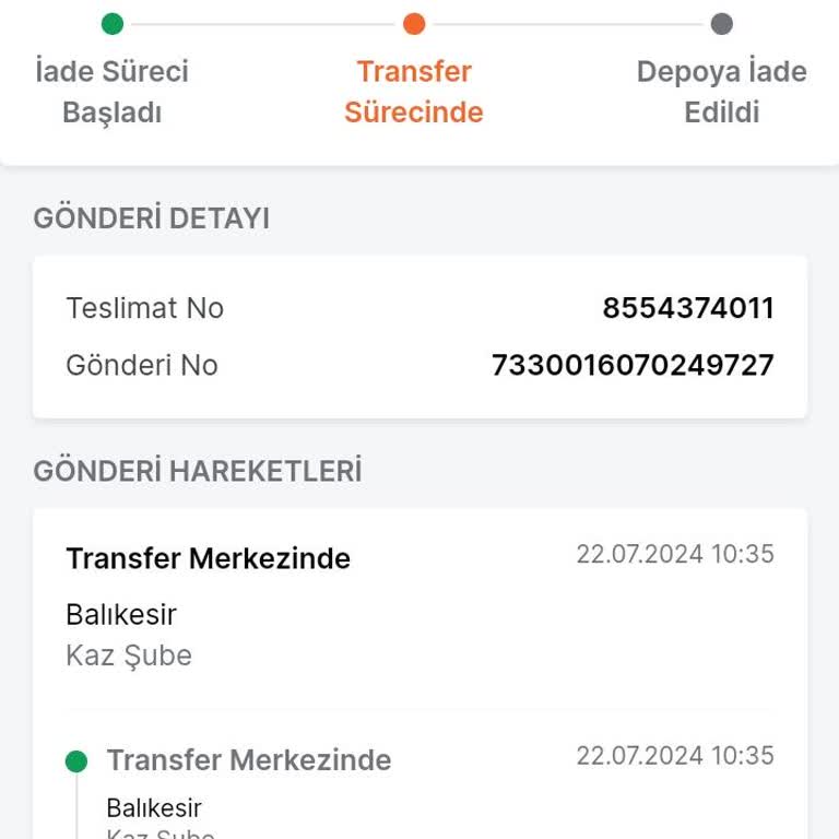 Trendyol Ücret İadesi Yapmıyor
