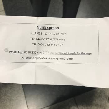 Sunexpress Hava Yolları Gelmeyen Valiz (acil-içinde Kanser Kızımın İlacı)!