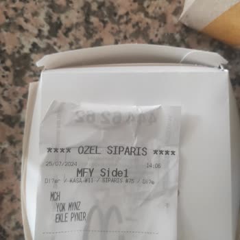 Getir Yanlış Sipariş Değişimi