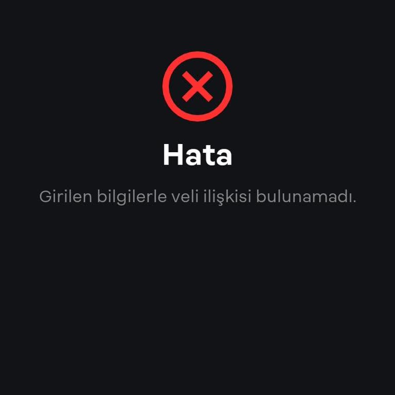 Papara Veli İzni Alamıyorum
