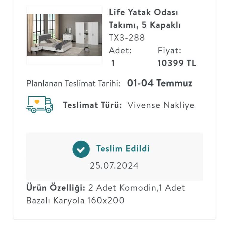 Vivense Teslimat Sorunları Ve Müşteri Hizmetleri İletişimsizliği!