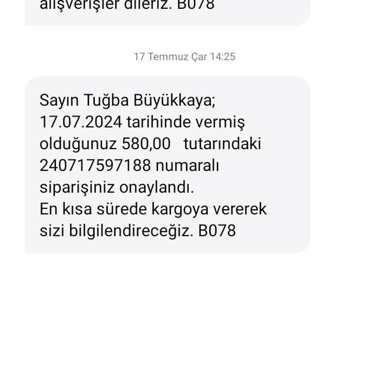 Sima Eşarp Eşarp Siparişi İle İlgili Sorunlar