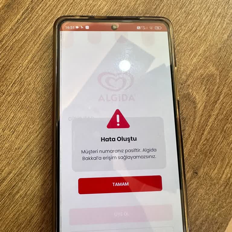 Algida Bakkal Hesabımın Haksız Yere Kapatılması