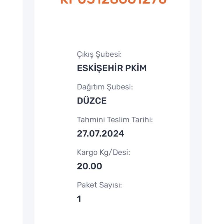 PTT Kargo Kargom Dağıtıma Çıkmıyor