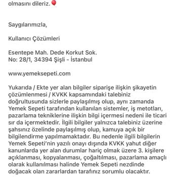 Yemeksepeti İade Problemi 20 Gündür Çözülmüyor Çözüm Yolları Kapanıyor
