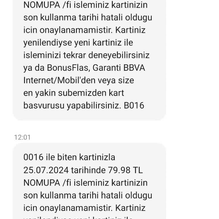Nomu Pay / Filsat TV Abonelik İptali