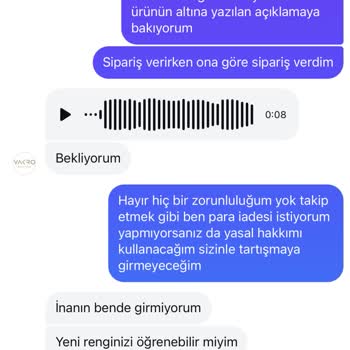 Vakronline Elbise Gönderimi Yapmadı Para İadesi De Yapmıyor