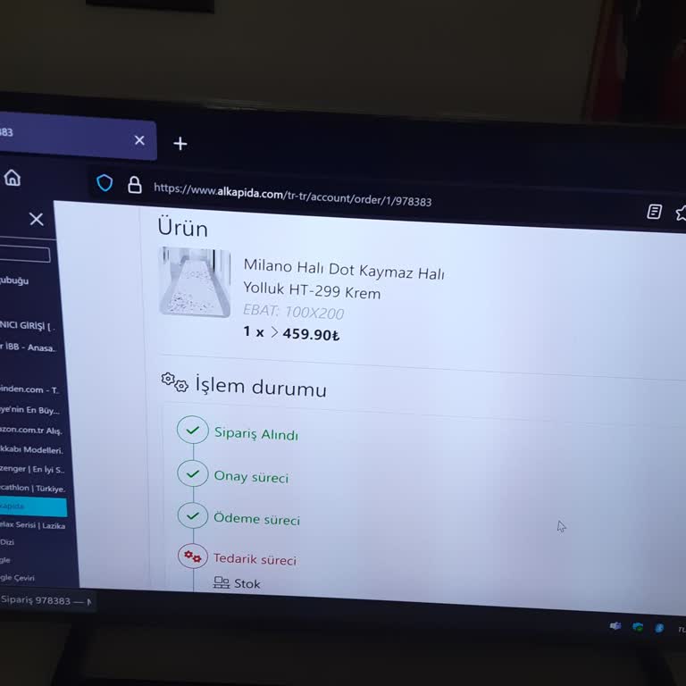 Alkapida.com Sipariş Verilen Halı Bir Aydır Teslim Edilmedi