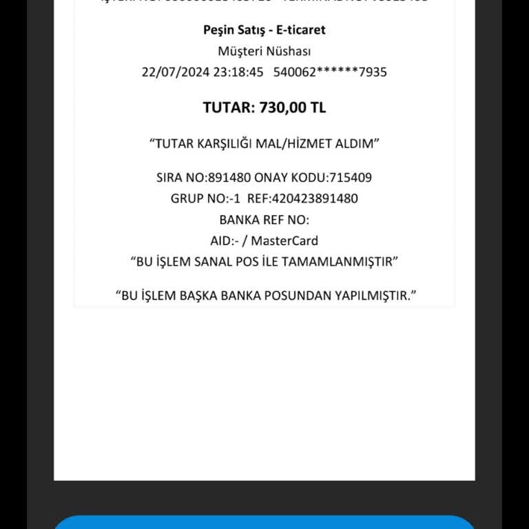 Pabucdan.com Paramı Geri Ver