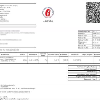 Büyük Pişmanlık HP Victus 16-S0047NT 892P5EAA