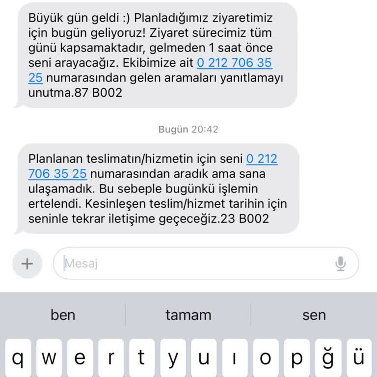 Vivense Müşteri Memnuniyetsizliği- İletişim Yok