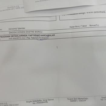 Axa Sigorta Benden Taksitli Para Çekti