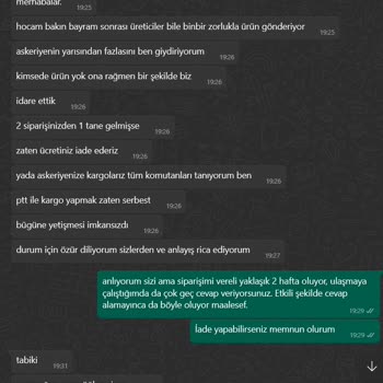 Mrc Tactical'ın Siparişten Sonra İnsanları Sürekli Oyalaması